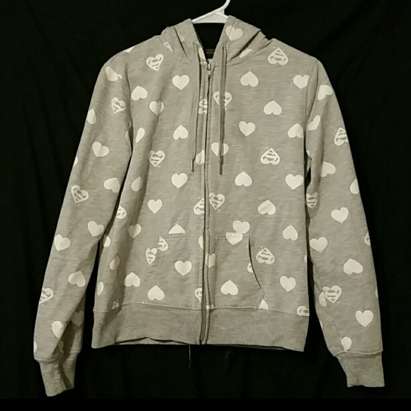 DC Comics Jackets & Blazers - 5/$25 Juniors superman gray jacket size XL